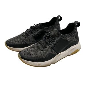 Cole Haan ZERĆGRAND Knitā Running Sneakers Black Gray Women's Size 8.5
